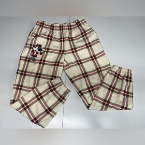 Disney Plaid Flannel Sweatpants